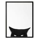 Poster Regard d'une chatte noire - Korenkova