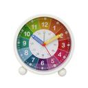 Sveglia da tavolo arcobaleno, orologio didattico per bambini – 11x12x5 cm