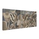 Quadro su Tela Lunar Drift - Figure Astratte - Sir Edward x Grigory Gladarev - Panorama