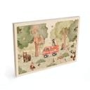 Houten Wanddecoratie Dieren Brandweer in het Bos - Oliver Robins