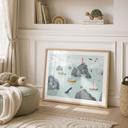Poster Maritiem Kustmotief met Vuurtoren - Oliver Robins