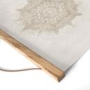 Textielposter Boho-ornament in linnenlook - Bloomery Decor