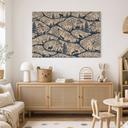 Wanddecoratie Dierensilhouetten in het Noordse Bos - Oliver Robins - Alu-Dibond