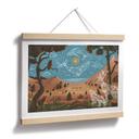 Poster Spiritueel Dierenrijk in de Nacht - Oliver Robins