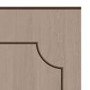 Wandpanelen Wandbekleding taupe met houtnerf met sierbiesoptiek