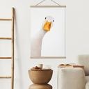 Textil poster Nyfiken Gås - Korenkova