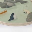Houten Wanddecoratie Maritiem Kustmotief met Vuurtoren - Oliver Robins - Rond