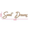 MDF-dekoration Sweet Dreams