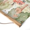 Kinderkamer Textielposter Dierenbrandweer in het bos - Oliver Robins