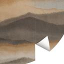 Fotobehang Roerich Silence - Warm Berglandschap - Sir Edward x Grigory Gladarev - Rond