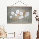 Textielposter White Dandelions - Melz