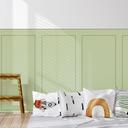 Wandpanelen Wandbekleding pistache met kader