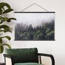 Textielposter Mistig Bos