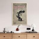 Stampa su legno Ballerino Street Art Freedom Within - Habib