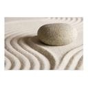 Textielposter Stone in Sand 1