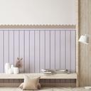 Sticker mural frise ondulée taupe