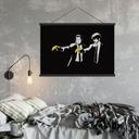 Textielposter - Pulp Fiction - Banksy