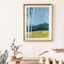 Plakat Camping ved skoven - Rivers