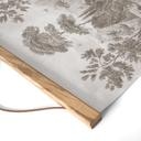 Textielposter Landschap met tuinlandschap in beige - Ms Tiff