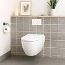 Autocollants pour carreaux béton gris clair, aspect béton, film pour meubles, film pour salle de bain, crédence de cuisine