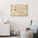 Houten Wanddecoratie Vrolijk Bosleven met Dieren - Oliver Robins
