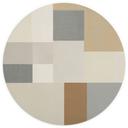 Fotobehang Agnes Plane - Geometrische Vormen - Sir Edward x Grigory Gladarev - Rond
