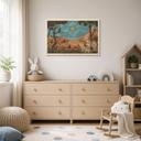 Houten Wanddecoratie Spiritueel Dierenrijk in de Nacht - Oliver Robins