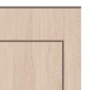 Wandpanelen Wandbekleding zand met houtnerf met kader