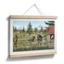 Poster Paardenwei in het Natuurpark - Oliver Robins