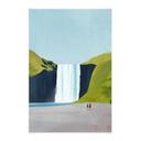 Textielposter Waterval in de bergen - Rivers