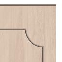 Wandpanelen Wandbekleding zand met houtnerf met sierbiesoptiek
