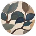 Fotobehang Emil's Garden - Botanische Bladeren - Sir Edward x Grigory Gladarev - Rond