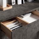 Dekorplast betonglook, mörkgrå - Foliera Möbler, Stänkpanel, badrumsfolie, Kakeldekor