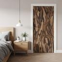 Pellicola per Porte Ettore Walnut - Venatura del Legno Astratta - Sir Edward x Grigory Gladarev