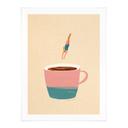 Poster Hopp i kaffet - Rivers