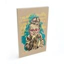 Houten Wanddecoratie Stilte Toont Intelligentie Pop Art - Habib