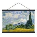 Textielposter - Korenveld met cipressen - van Gogh