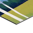 Wanddecoratie Kamperen aan de bosrand - Rivers - Alu-Dibond