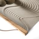 Textielposter Steen in Zand 2 - Alu-Dibond Rond