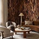 Fotobehang Ettore Walnut - Abstracte Houtnerf - Sir Edward x Grigory Gladarev