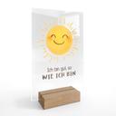 Tischaufsteller Ich bin gut so wie ich bin - 10x15 cm