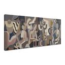 Quadro su Tela Lunar Silence - Figure Cubiste - Sir Edward x Grigory Gladarev - Panorama