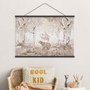 Kinderkamer Textielposter De berenkoning - Kikki Belle