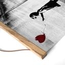 Textielposter - Meisje met ballon - Banksy