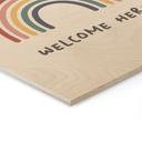 Houten Wanddecoratie Everyone is welcome here - KsanaKalpa