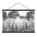 Textielposter Idyllisch plantenlandschap - Ms Tiff