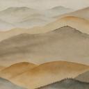 Fotobehang Roerich Valley - Aards Berglandschap - Sir Edward x Grigory Gladarev