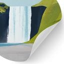 Muursticker Waterval in de bergen - Rivers - Rond