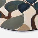 Stampa per Pareti Emil's Garden - Foglie Botaniche - Sir Edward x Grigory Gladarev - Alu-Dibond Rotondo