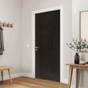Film pour portes bois marron foncé, ébène, aspect bois